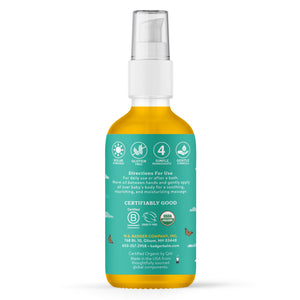 organic baby oil glass bottle ingredients