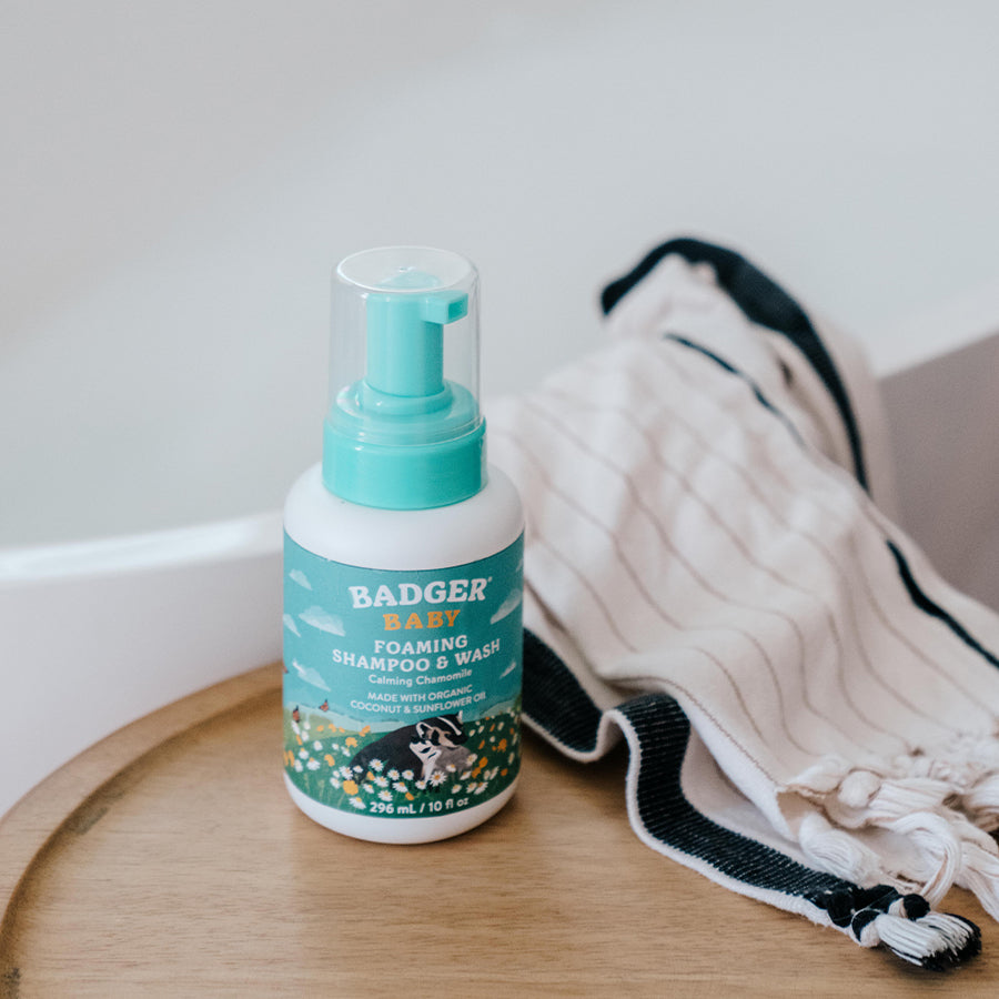 Badger Baby Foaming Shampoo and Wash
