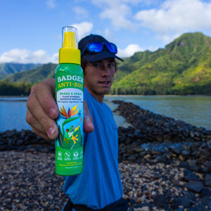 organic bug spray outdoors