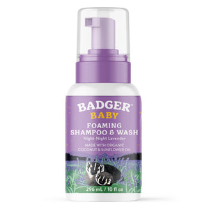 baby night-night foaming shampoo and wash
