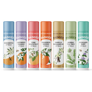 organic lip balm 7-pack