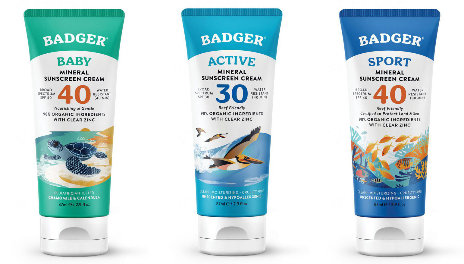 Badger Sunscreen New Art