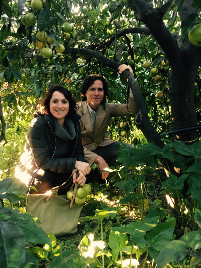 Badgers Chris and Rebecca and Bergamot fruit