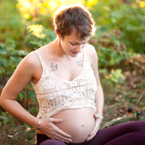 organic belly butter mom