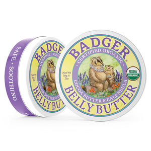 organic belly butter side