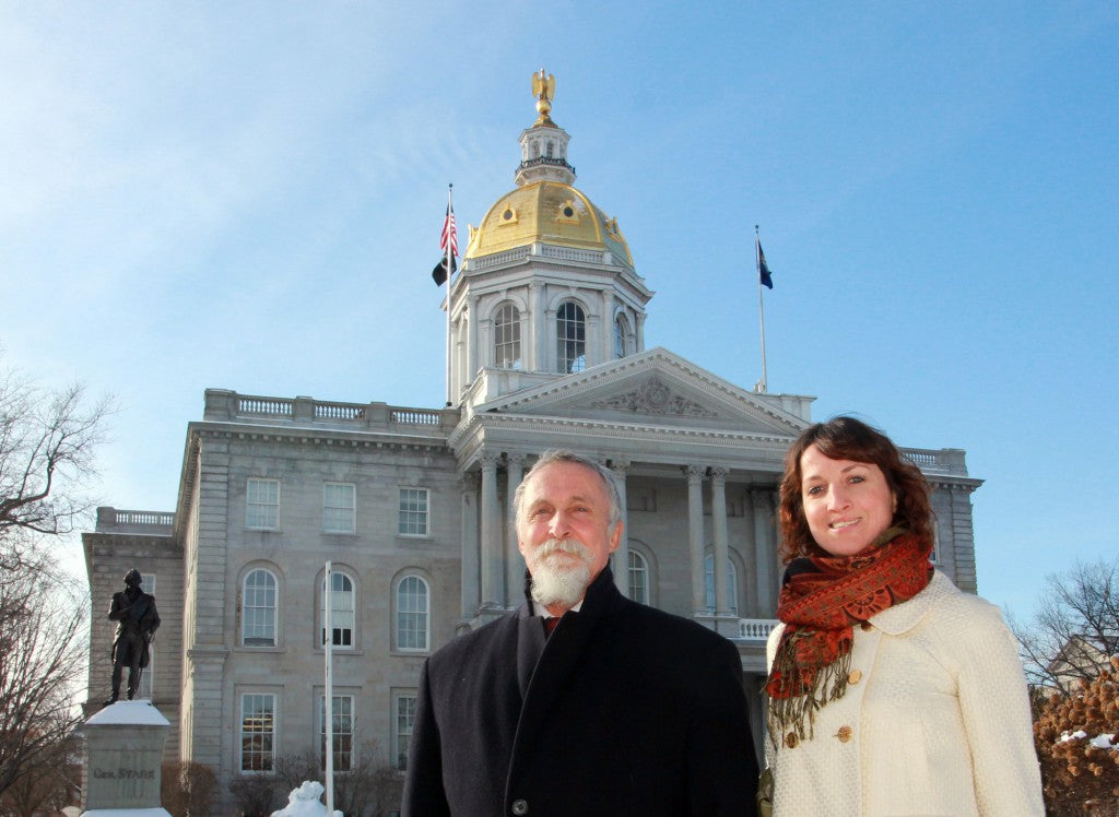 Bill & Rebecca, January 26, 2015 - the day Badger registered as a benefit corporation.