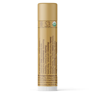 organic lip balm vanilla madagascar back of tube