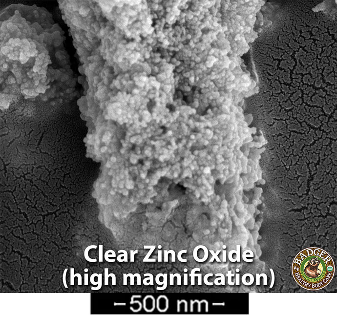 Clear Zinc Oxide in Badger Sunscreens
