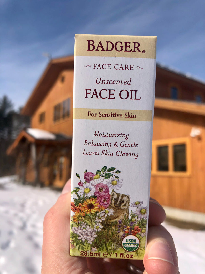 DIY Face Care Badger Unscented Face Oil