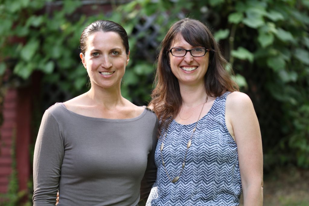 Co-CEOs and sisters, Rebecca Hamilton and Emily Schwerin-Whyte.