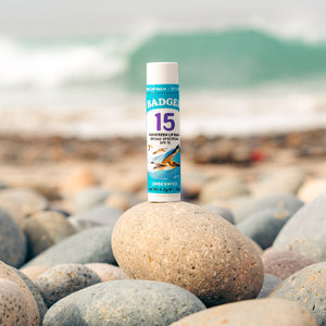lip sunscreen mineral zinc oxide SPF 15 lip balm lifestyle