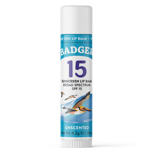 lip sunscreen mineral zinc oxide SPF 15 lip balm