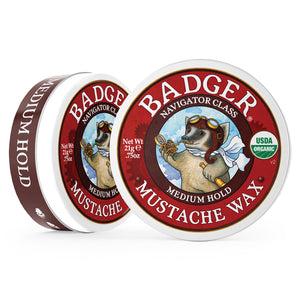 organic mustache wax side tin