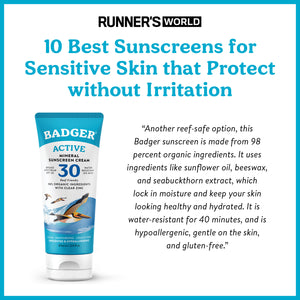 Runner's World 2022 Best Sunscreens Badger
