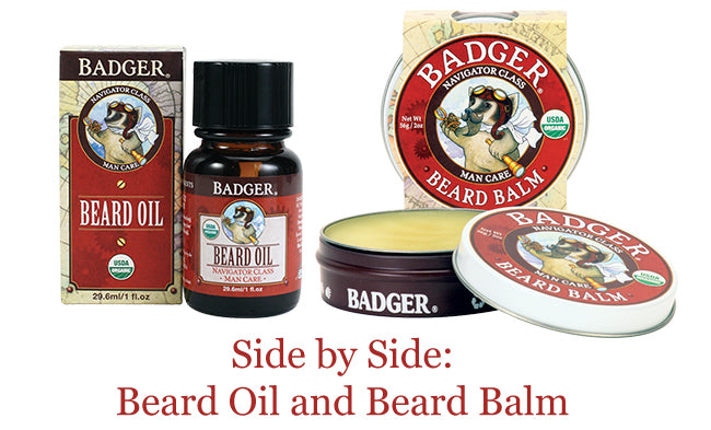 Siide By Side - Badger Beard Oil and Beard Balm
