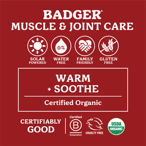 sore muscle rub certifications