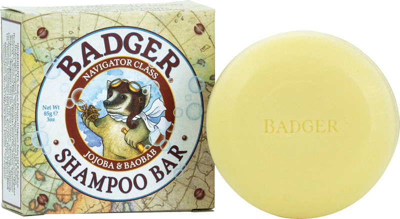 No plastic packaging here! Our shampoo bar comes in a recyclable paperboard box. 